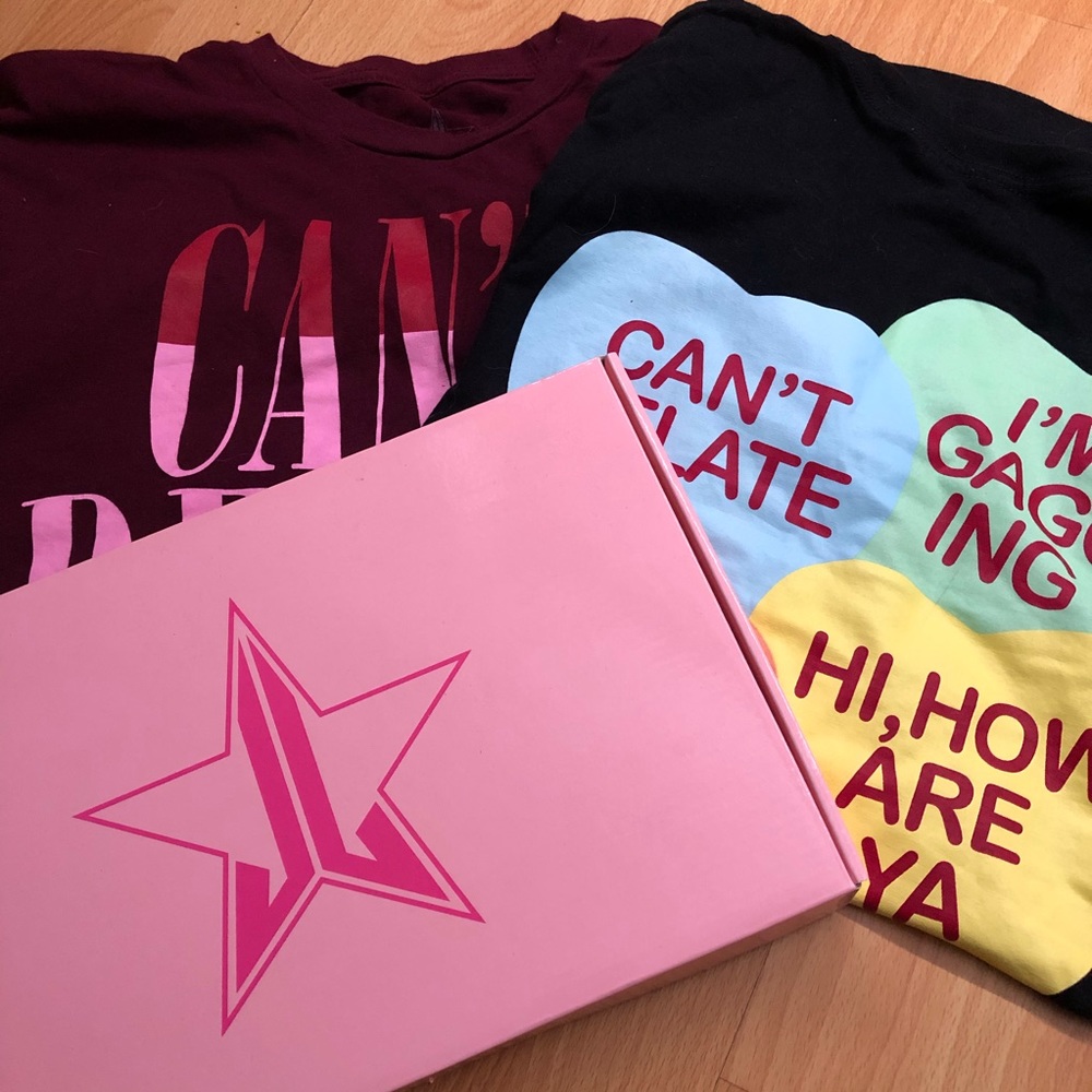 Jeffree Star Cosmetics Mirror and Shirts